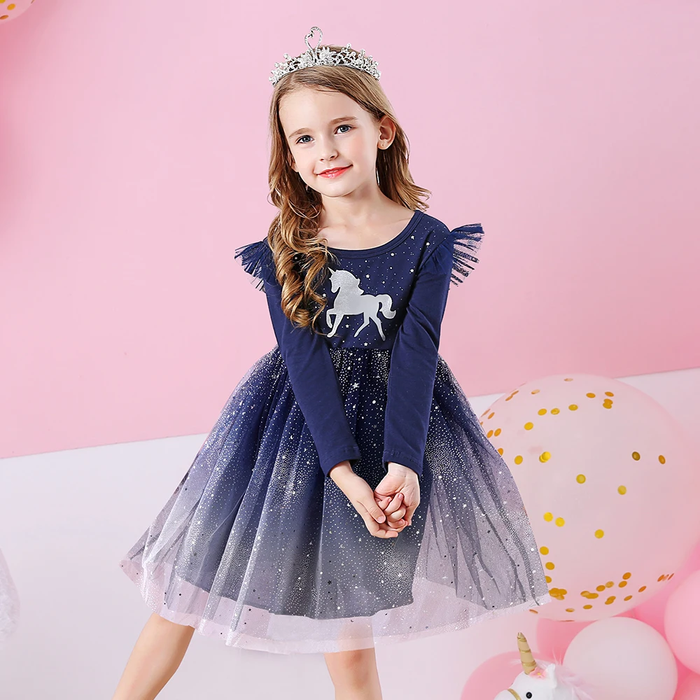 Disney New Princess Children Unicorn Prom Gown Elegant Long Sleeve Dress Christmas Party Dresses For Girl Kids Cotton Costumes
Disney New Princess Children Unicorn Prom Gown Elegant Long Sleeve Dress Christmas Party Dresses For Girl Kids Cotton Costumes