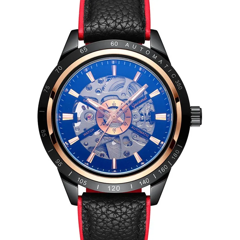 Ancient camel business fashion hand Men's watch belt foreign trade hollow out bottom automatic mechanical watch men
Ancient camel business fashion hand Men's watch belt foreign trade hollow out bottom automatic mechanical watch men