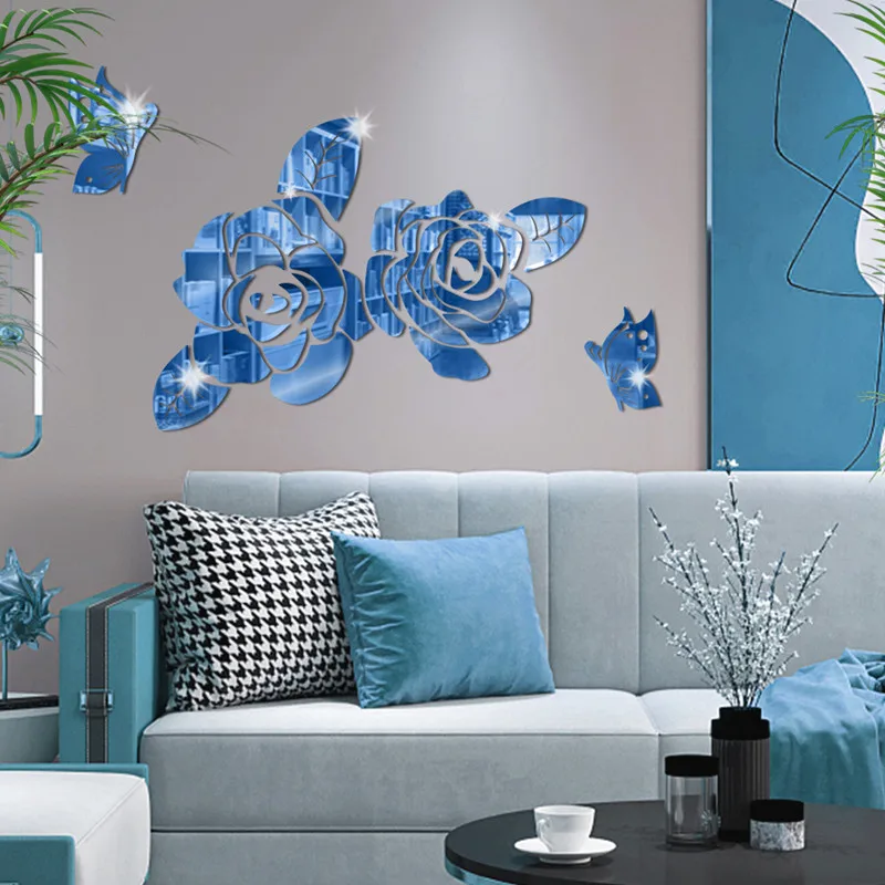 2pcs Rose Butterfly Wall Sticker Living Room Bedroom Window Decoration Decal Wallpaper Plant Mural Home Decor
2pcs Rose Butterfly Wall Sticker Living Room Bedroom Window Decoration Decal Wallpaper Plant Mural Home Decor