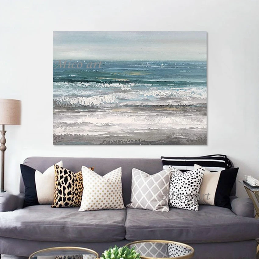 Sea Wave Oil Painting Modern Art Canvas Design Abstract 3d Beautiful Picture Scenery Blue White Acrylic Unframed Wall Decor
Sea Wave Oil Painting Modern Art Canvas Design Abstract 3d Beautiful Picture Scenery Blue White Acrylic Unframed Wall Decor