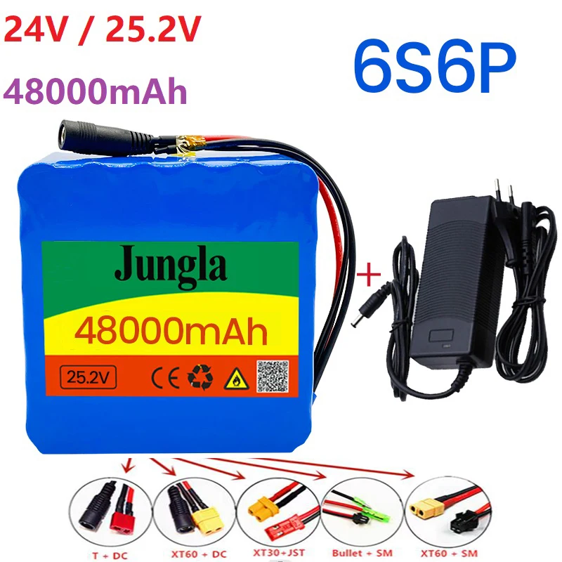 6S6P 24V 25.2V 48Ah Rechargeable Lithium Battery 6S6P 24V 25.2V 48AhIntelligent 25ABMS Lawn Mower, Electric Wheelchair,
6S6P 24V 25.2V 48Ah Rechargeable Lithium Battery 6S6P 24V 25.2V 48AhIntelligent 25ABMS Lawn Mower, Electric Wheelchair,