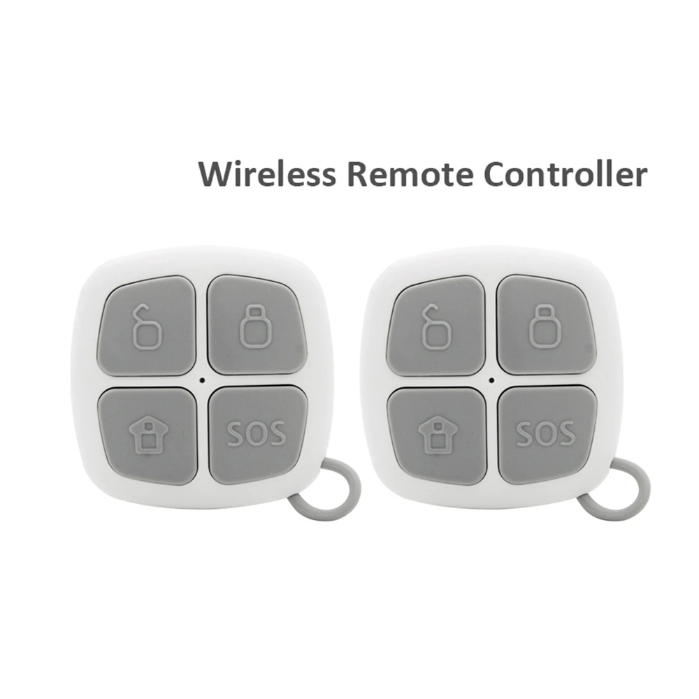 2pcs Wireless 433MHz Keychain Small Portable Remote Controller with Four Buttons for smart life security protection
2pcs Wireless 433MHz Keychain Small Portable Remote Controller with Four Buttons for smart life security protection