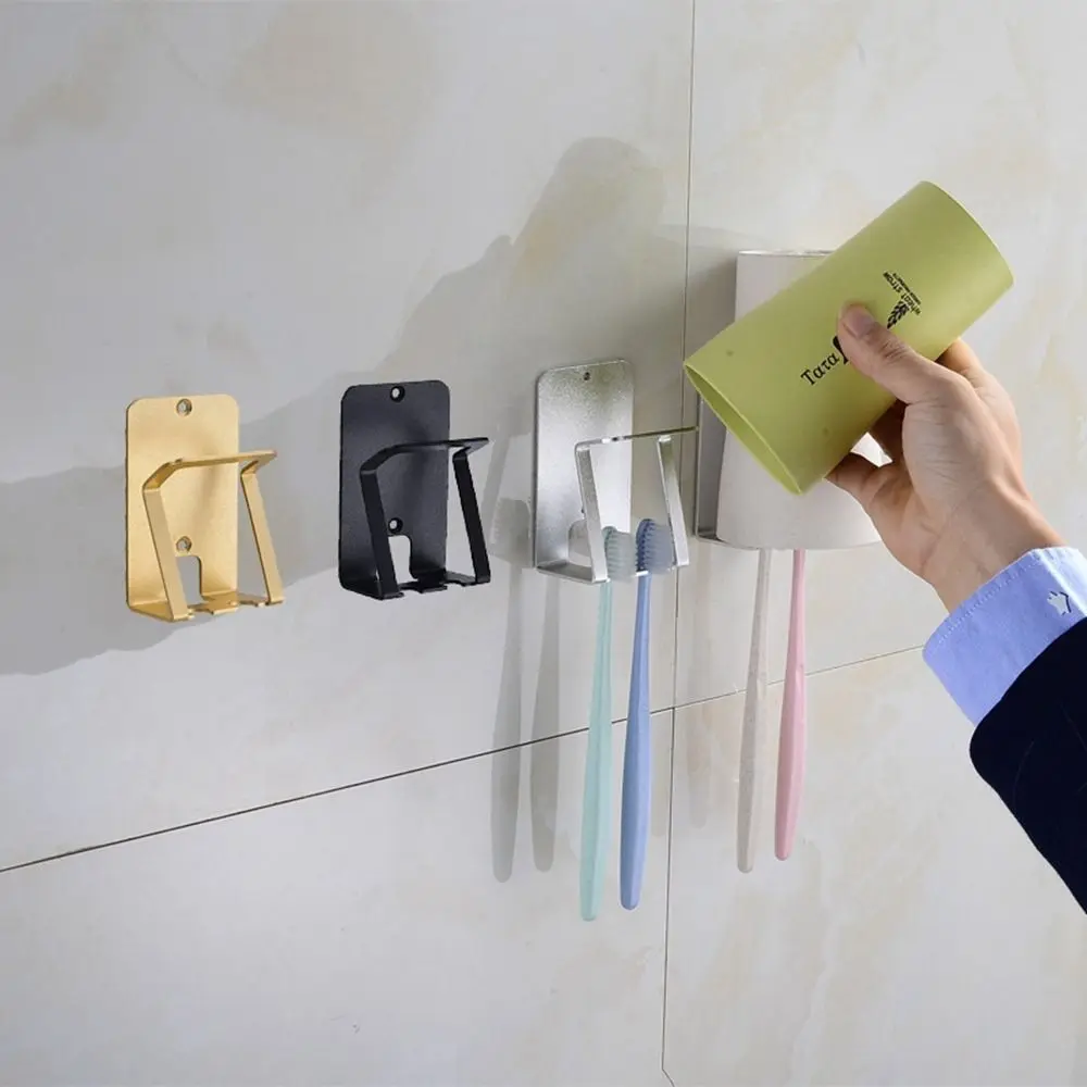 Toothbrush Rack Wall-mounted Space Aluminum Simple Storage Shelf Free Punching Mouthwash Cup Hanger Bathroom Accessories
Toothbrush Rack Wall-mounted Space Aluminum Simple Storage Shelf Free Punching Mouthwash Cup Hanger Bathroom Accessories