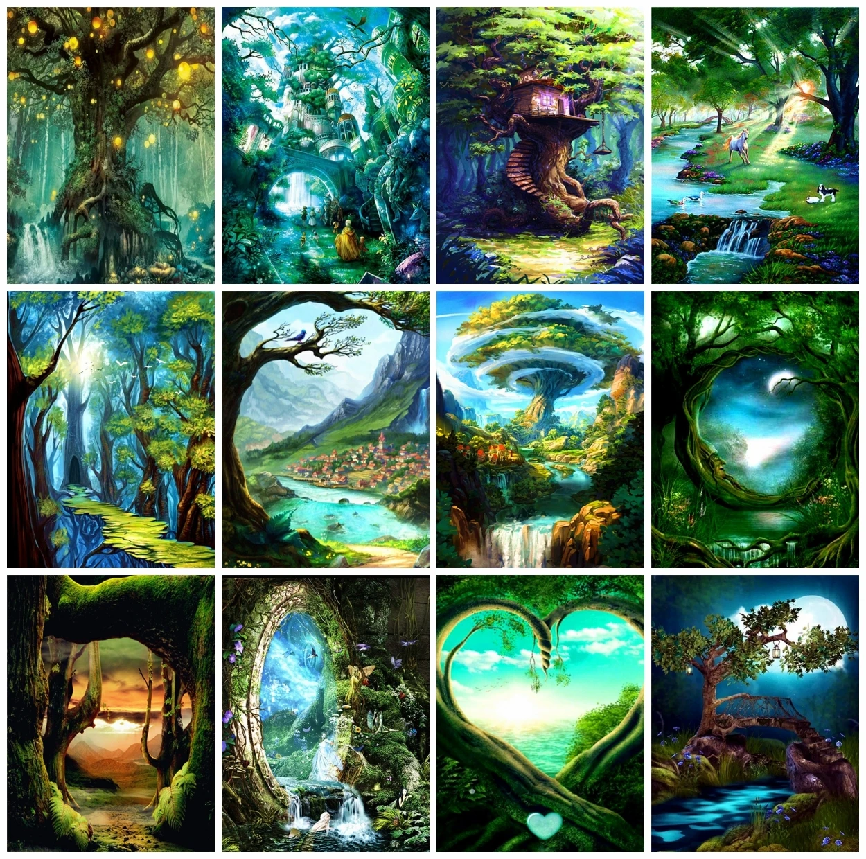 AZQSD Diamond Embroidery Tree Forest Mosaic Rhinestones 5D Diamond Painting Landscape Cross Stitch Kits Handmade Home Decor Gift
AZQSD Diamond Embroidery Tree Forest Mosaic Rhinestones 5D Diamond Painting Landscape Cross Stitch Kits Handmade Home Decor Gift