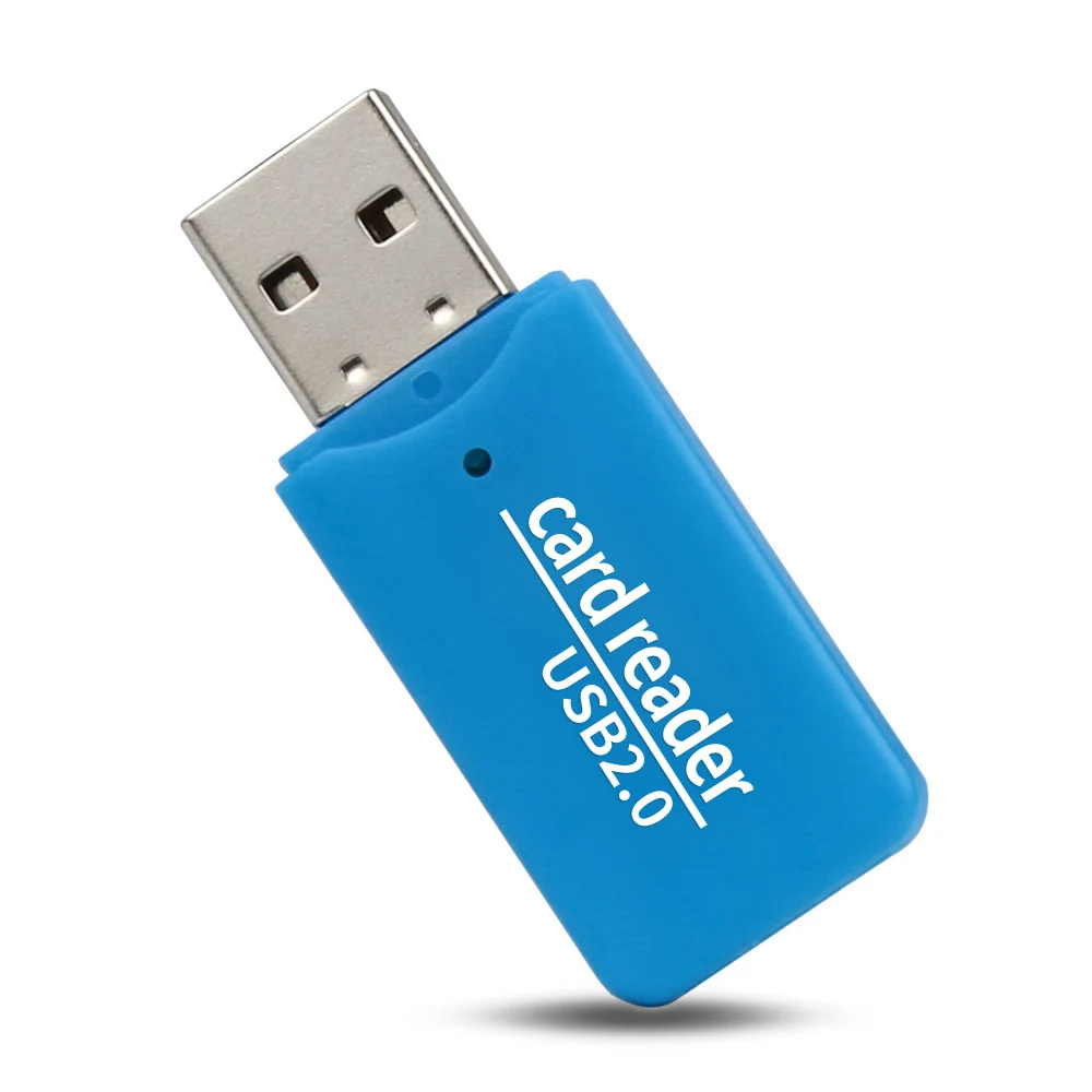 High-speed 2.0 Card Reader Smart Memory Card Adapter For Laptop Black Blue Micro SD Card High Quality
High-speed 2.0 Card Reader Smart Memory Card Adapter For Laptop Black Blue Micro SD Card High Quality