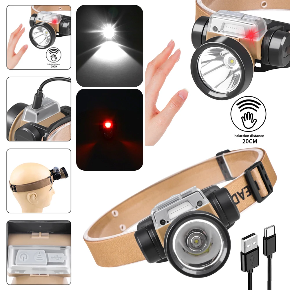 Головной фонарь с датчиком движения, фонарик, фонарик, суперъяркий белый, красный светильник для наружного освещения, кемпинга, рыбалки, нал...
Головной фонарь с датчиком движения, фонарик, фонарик, суперъяркий белый, красный светильник для наружного освещения, кемпинга, рыбалки, нал...