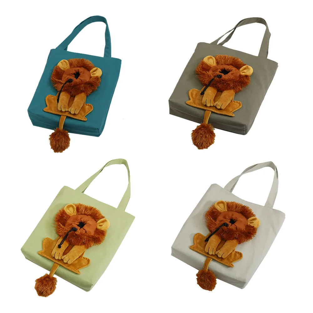 Lion Transport Zipper Bags Pet Carriers Dogs Puppy Canvas Adjustable Cat Outdoor Bag Tote Shape Shoulder Pouch Carrier For Bags
Lion Transport Zipper Bags Pet Carriers Dogs Puppy Canvas Adjustable Cat Outdoor Bag Tote Shape Shoulder Pouch Carrier For Bags