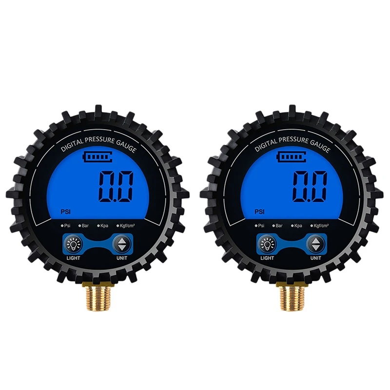 2X Tire Pressure Gauge Digital Tire Tester Display Air Pressure Manometer Quick Connect Coupler Thread 1/8
2X Tire Pressure Gauge Digital Tire Tester Display Air Pressure Manometer Quick Connect Coupler Thread 1/8