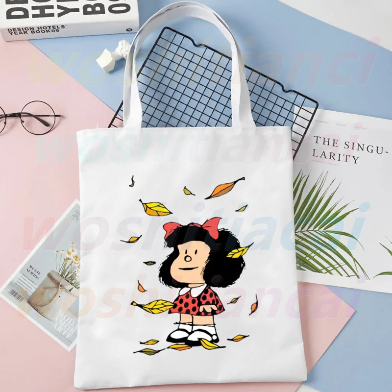 Забавный мультяшный Mafalda Harajuku 90s, сумка для покупок, сумки для покупок, многоразовые сумки для покупок
Забавный мультяшный Mafalda Harajuku 90s, сумка для покупок, сумки для покупок, многоразовые сумки для покупок