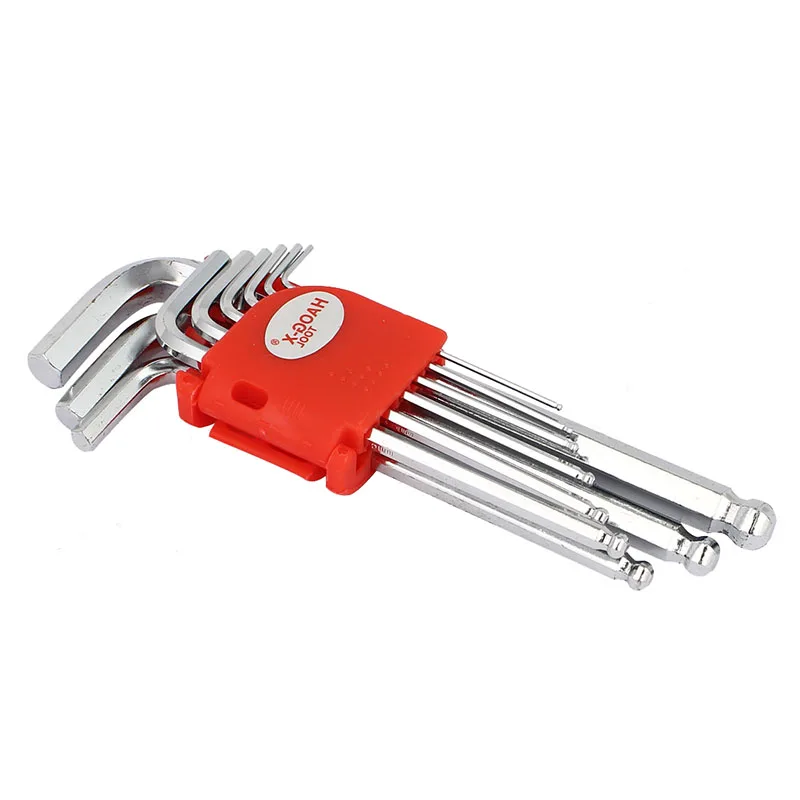 9 in 1 Ball End Hex Key Screwdriver Hexagonal Screwdriver Spanner Wrench Alloy Steel L Shape Wrench Screwdriver Set Hand Tools
9 in 1 Ball End Hex Key Screwdriver Hexagonal Screwdriver Spanner Wrench Alloy Steel L Shape Wrench Screwdriver Set Hand Tools