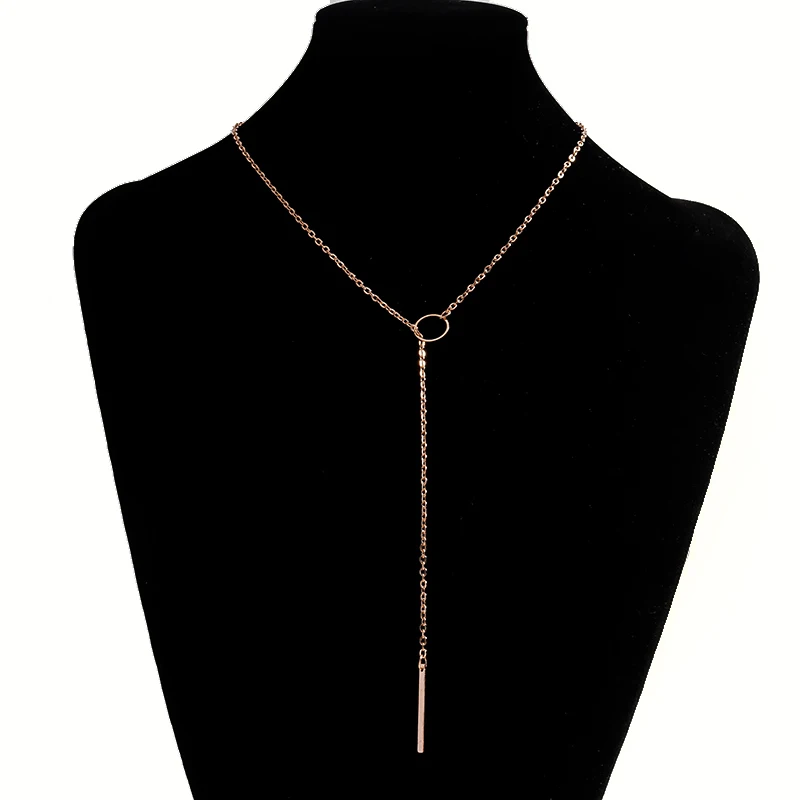 Simple Geometric Sticks Necklaces Pendants Charming Women Tassel Chain Party Birthday Gift Jewelry 2022 New Choker for Girls
Simple Geometric Sticks Necklaces Pendants Charming Women Tassel Chain Party Birthday Gift Jewelry 2022 New Choker for Girls
