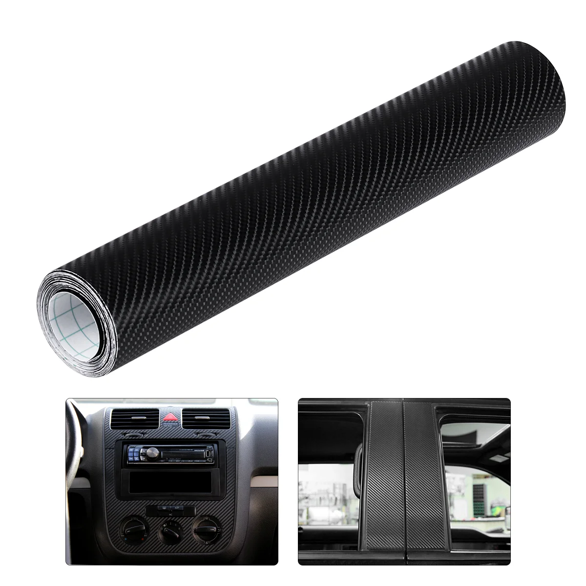 WINOMO 4D Carbon Fiber Wrap Roll DIY Sticker for Car Auto Vehicle Decor 30x300cm (Black) 
WINOMO 4D Carbon Fiber Wrap Roll DIY Sticker for Car Auto Vehicle Decor 30x300cm (Black)