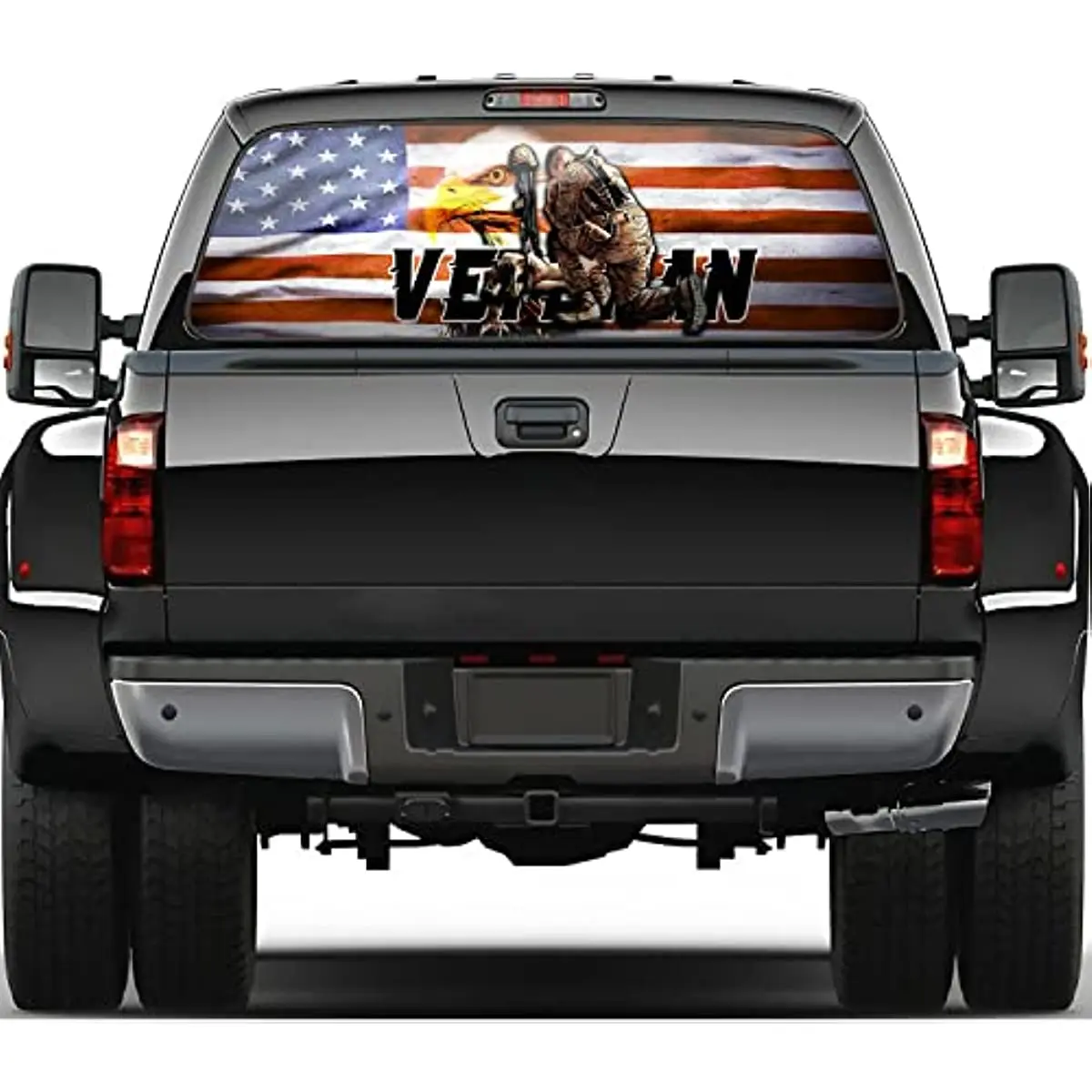Hsdiokl American Flag Rear Window Decals,Veteran Truck Stickers,Personalized Eagle Pattern for Men,66''x20''
Hsdiokl American Flag Rear Window Decals,Veteran Truck Stickers,Personalized Eagle Pattern for Men,66''x20''