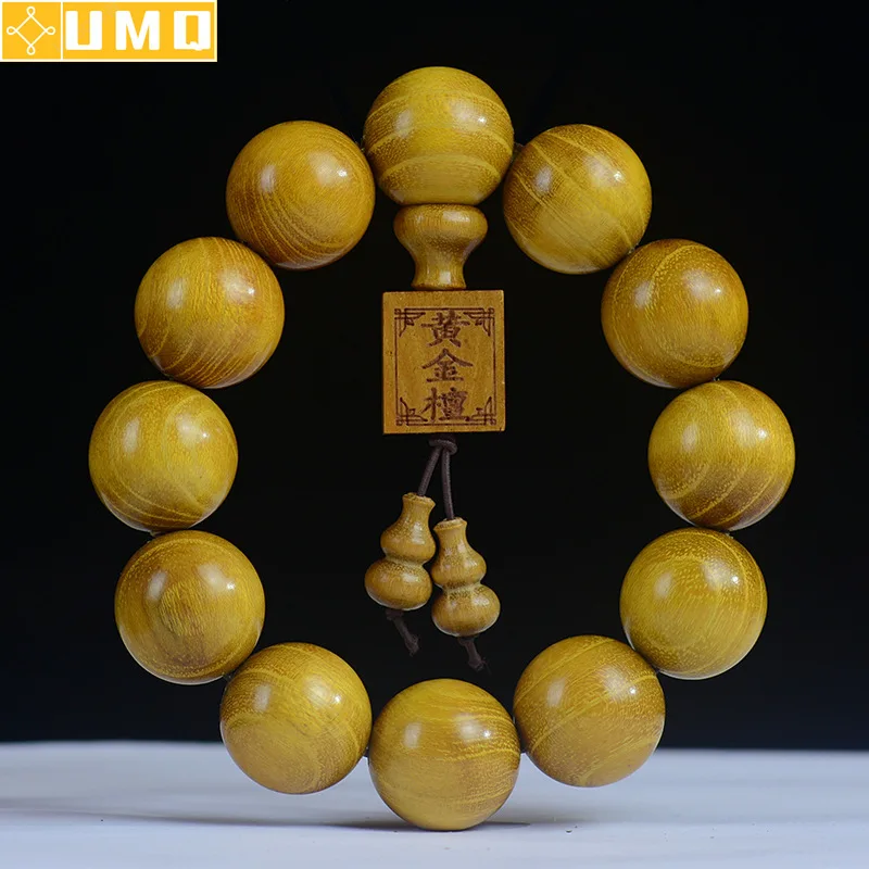 Umq Golden Sandalwood Buddha Beads Bracelet Natural Wooden Beaded Root with Amulets Charm Mala Unisex Hand String Jewelry
Umq Golden Sandalwood Buddha Beads Bracelet Natural Wooden Beaded Root with Amulets Charm Mala Unisex Hand String Jewelry