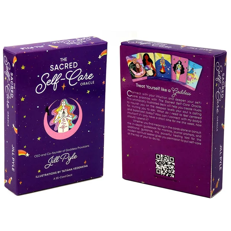 55 Tarot Cards Divine Self Nourishment English Oracle Card Party Entertainment Board Game Rota Cards Таро.
55 Tarot Cards Divine Self Nourishment English Oracle Card Party Entertainment Board Game Rota Cards Таро.