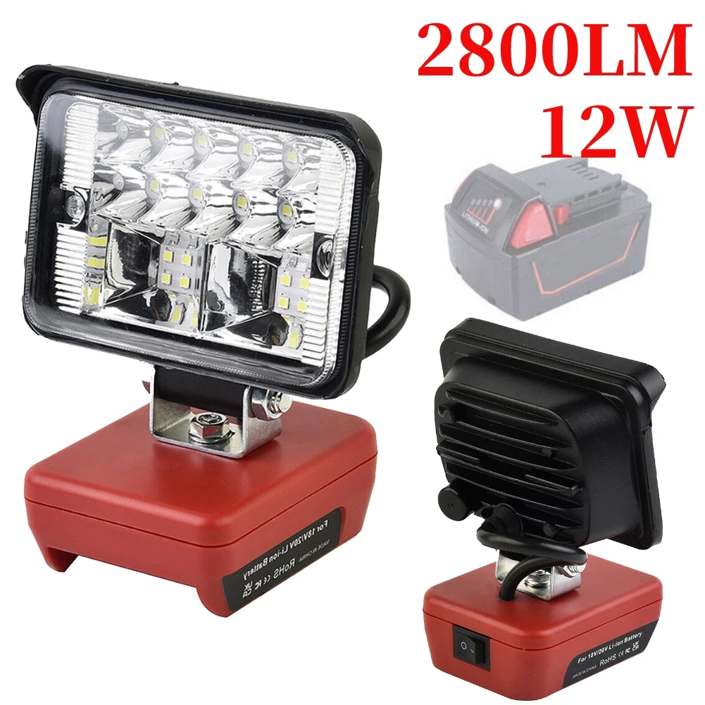 Для литиевых батарей Milwaukee M18 20 в, фонарики, электрические фонарики, портативный аварийный фонарь для кемпинга
Для литиевых батарей Milwaukee M18 20 в, фонарики, электрические фонарики, портативный аварийный фонарь для кемпинга