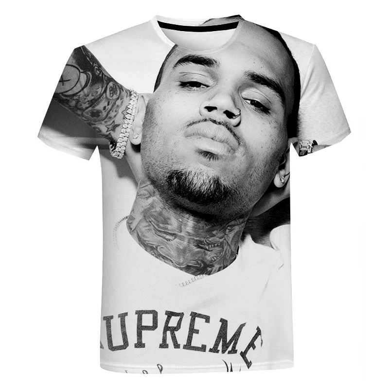 Chris Brown 3D Printed T-shirt Men Women Clothing Summer Oversized T shirt Fashion Harajuku Streetwear Trendy Tops
Chris Brown 3D Printed T-shirt Men Women Clothing Summer Oversized T shirt Fashion Harajuku Streetwear Trendy Tops