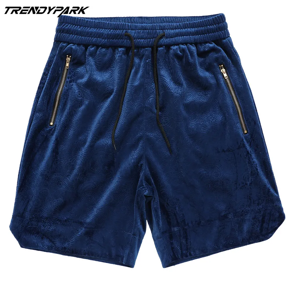 Shorts Men Solid Color Polyester Elastic Waist Drawstring with Pockets Male Shorts Streetwear Hip Hop Knee Length Casual Shorts
Shorts Men Solid Color Polyester Elastic Waist Drawstring with Pockets Male Shorts Streetwear Hip Hop Knee Length Casual Shorts