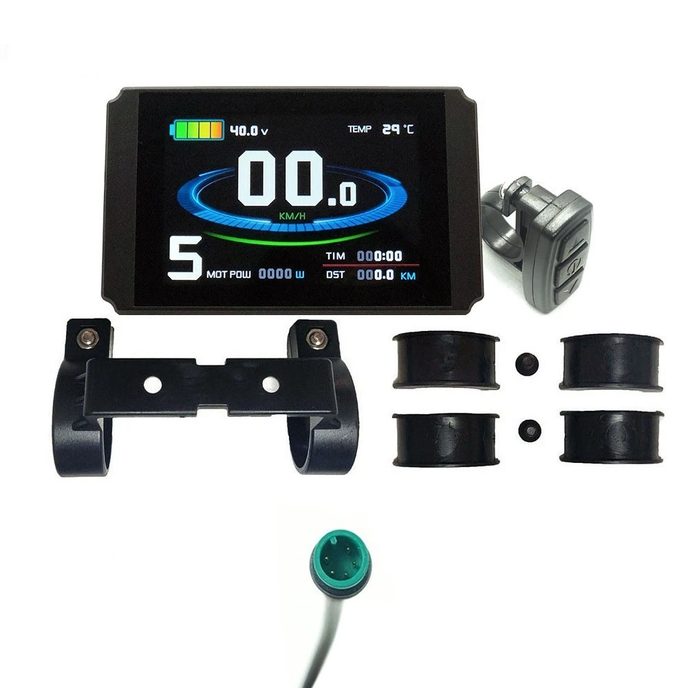 Electric Bicycle 24/36/48V Intelligent KT-LCD8H Colorful Display E-Bike LCD Control Panel Waterproof Plug Accessories
Electric Bicycle 24/36/48V Intelligent KT-LCD8H Colorful Display E-Bike LCD Control Panel Waterproof Plug Accessories