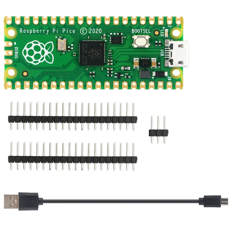 for Raspberry Pi Pico Board RP2040 Microcontroller Chip Dual-Core Arm Cortex M0+ Processor Low-Power Microcomputers
for Raspberry Pi Pico Board RP2040 Microcontroller Chip Dual-Core Arm Cortex M0+ Processor Low-Power Microcomputers