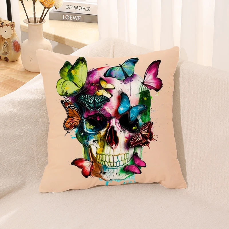 Pillowcases for Pillows Flower Skull Decorative Cushion Cover Sofa Cushions Anime Pillow Fall Decor 45x45 Covers Body Pillowcase
Pillowcases for Pillows Flower Skull Decorative Cushion Cover Sofa Cushions Anime Pillow Fall Decor 45x45 Covers Body Pillowcase