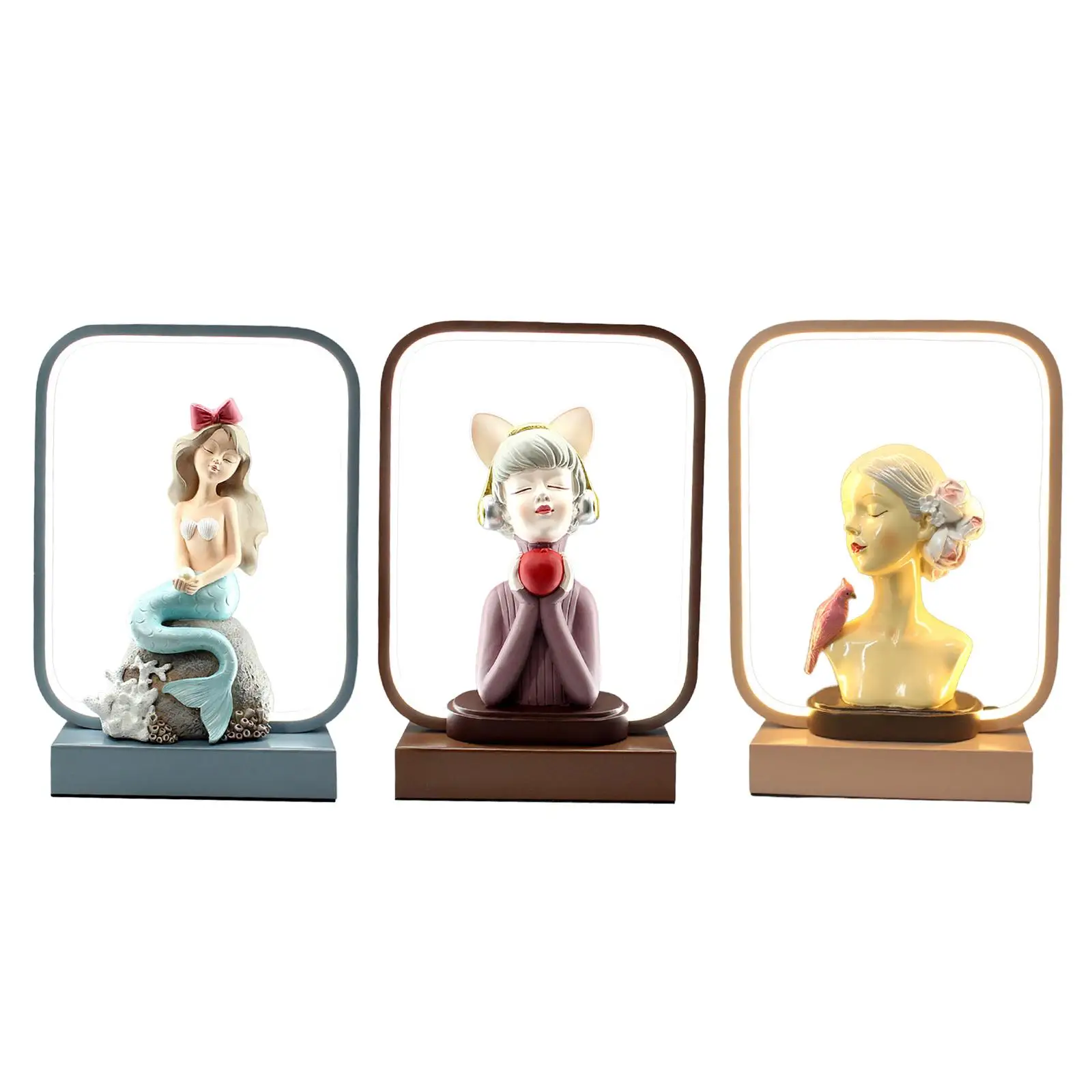 Nordic LED Table Lamps Girl Shaped Lighting Eye Caring Nightlights Dimmable for Wedding Living Room Party Bedroom Decoration
Nordic LED Table Lamps Girl Shaped Lighting Eye Caring Nightlights Dimmable for Wedding Living Room Party Bedroom Decoration