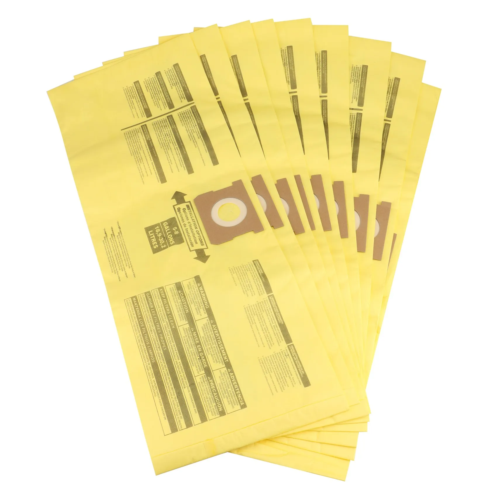

Пакеты для пылесосов 5-8 галлонов, пакеты для пылесосов для сухой и влажной уборки, 90661 906-61 9066100 90671 906-71 и т. д., 10 упаковок
