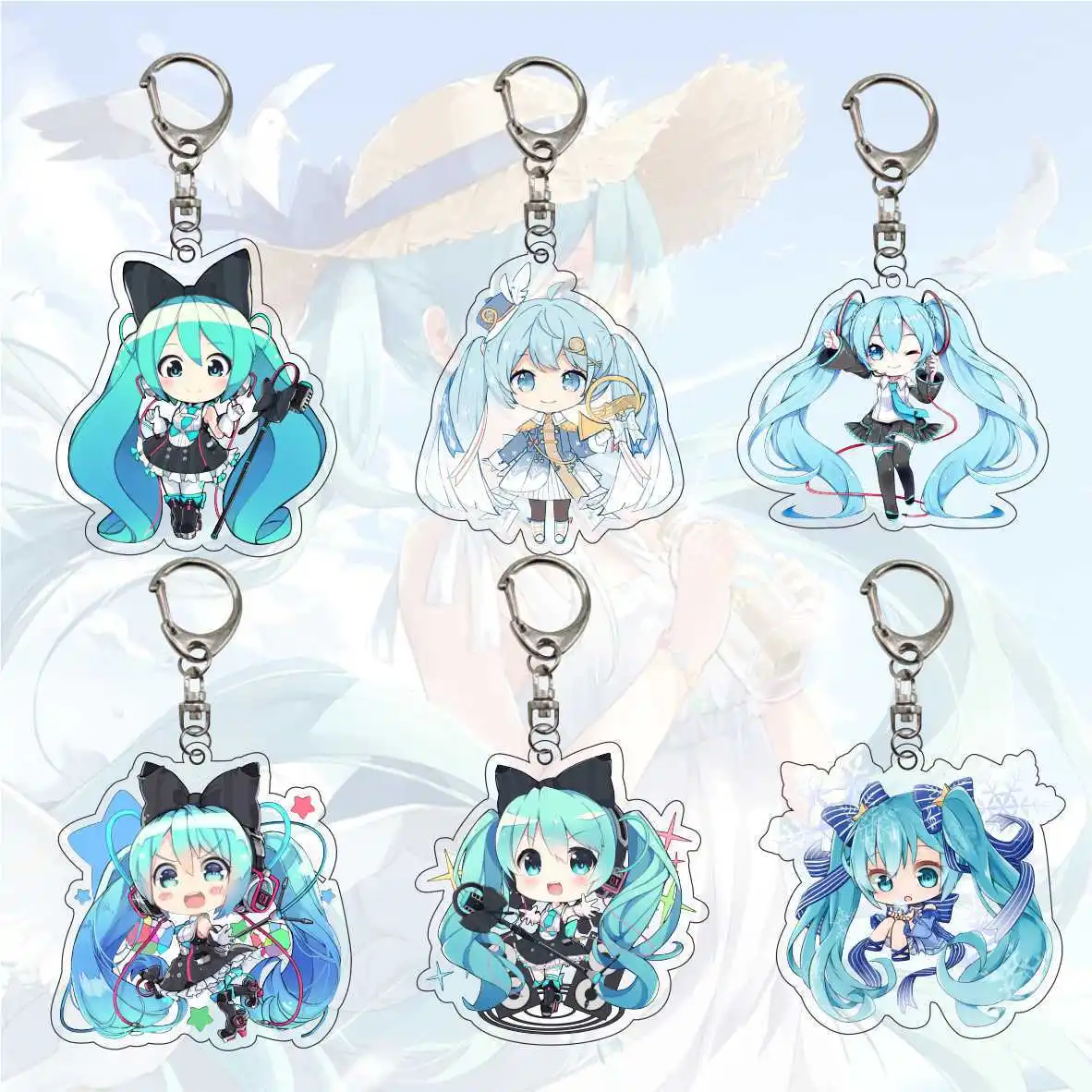 20Pcs Anime Acrylic Keychain 50 Styles Double-sided Print Cosplay Cartoon Figure Pendant Keyring Jewelry Accessories
20Pcs Anime Acrylic Keychain 50 Styles Double-sided Print Cosplay Cartoon Figure Pendant Keyring Jewelry Accessories