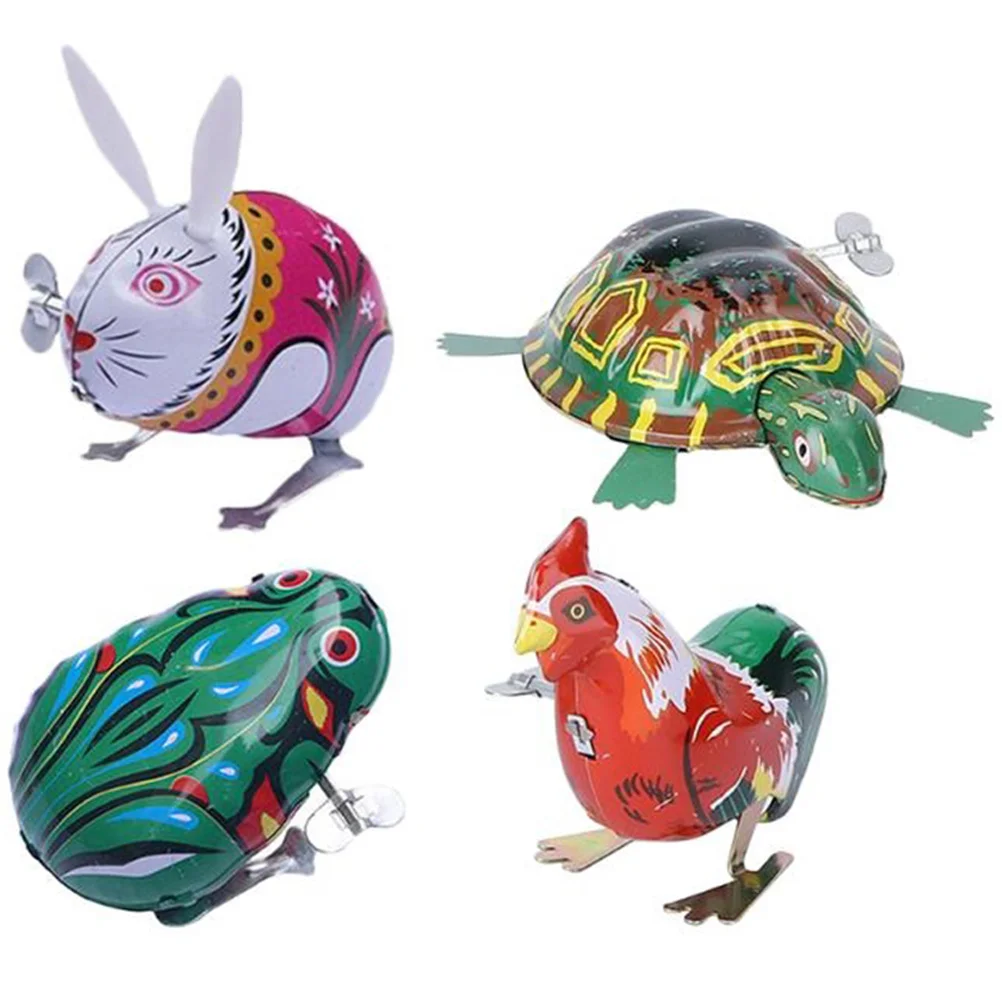 4 Pcs Chicken Toys Chicks Model Iron Animal Early Educational Playthings Mouse Clockwork Assorted Wind Jumping Primitive Child
4 Pcs Chicken Toys Chicks Model Iron Animal Early Educational Playthings Mouse Clockwork Assorted Wind Jumping Primitive Child