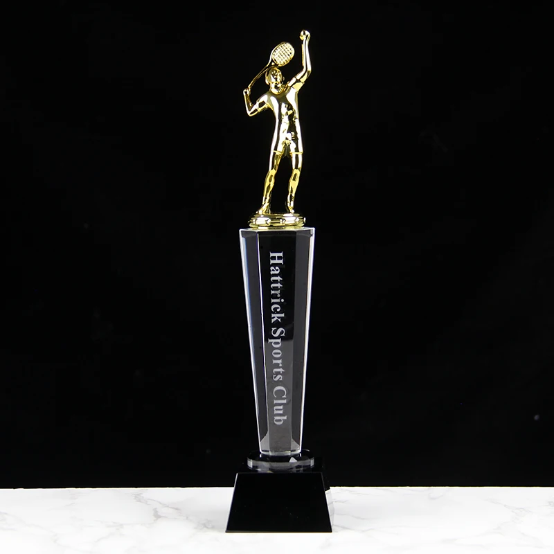 Men's Tennis Match Award Cup Custom Engraved Tennis Crystal Trophy Sport Competition Souvenir League Championship Prize Gifts
Men's Tennis Match Award Cup Custom Engraved Tennis Crystal Trophy Sport Competition Souvenir League Championship Prize Gifts