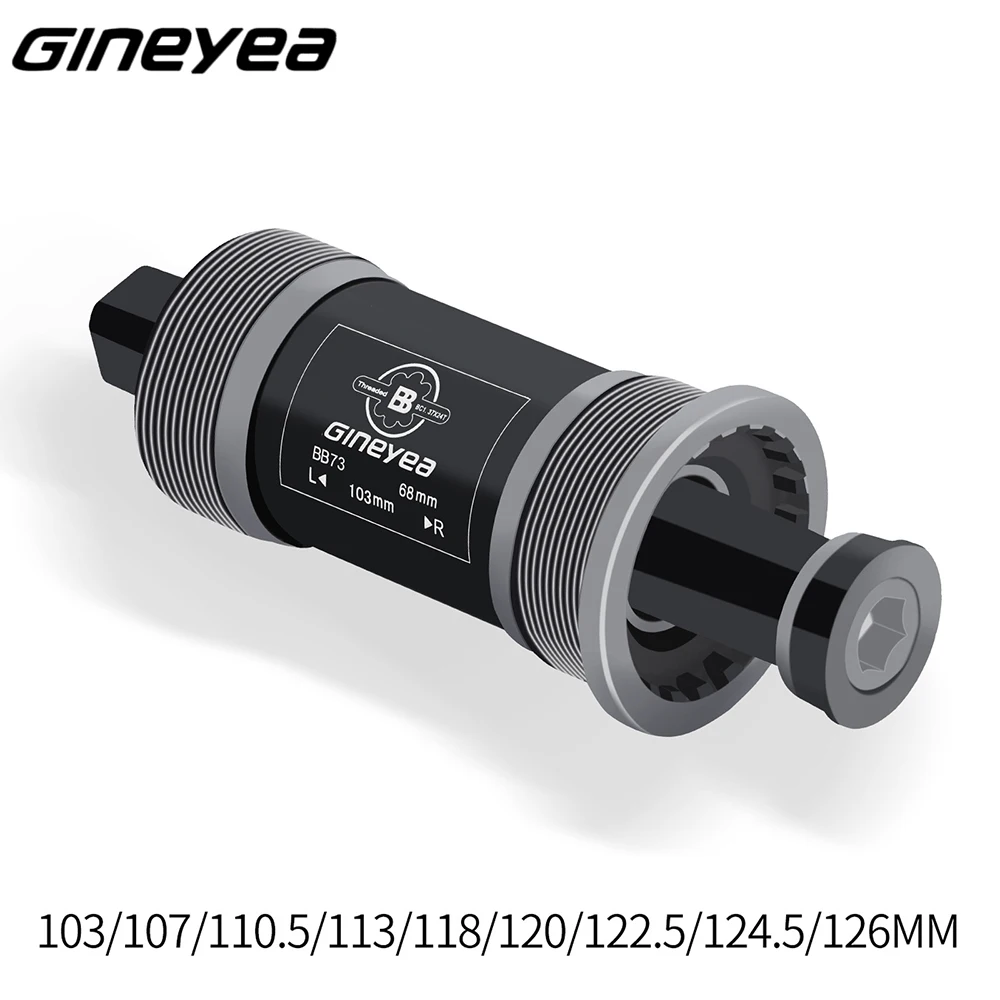 

Bicycle JIS Square Taper Bottom Bracket 103 107 110.5 113 118 120 126mm BSA 68 English Threaded BB ISO for Square Tapered Crank