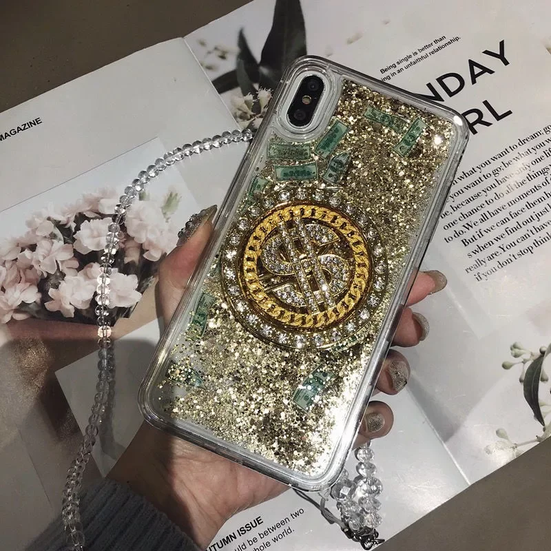 Rotating Diamond Dollar Can Sand Flash Transparent Mobile Phone Case for Iphone 12pro 11promxa X XR XS Bing Phone Cover
Rotating Diamond Dollar Can Sand Flash Transparent Mobile Phone Case for Iphone 12pro 11promxa X XR XS Bing Phone Cover