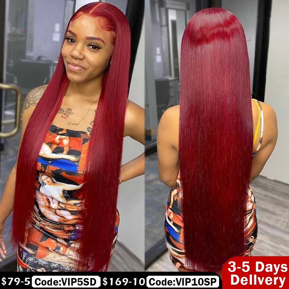 99j Burgundy Lace Front Wig Brazilian Human Wigs For Women 30 Inch Pre Plucked Red 13x6 Hd Frontal 13x4 Straight Lace Front Wigs
99j Burgundy Lace Front Wig Brazilian Human Wigs For Women 30 Inch Pre Plucked Red 13x6 Hd Frontal 13x4 Straight Lace Front Wigs