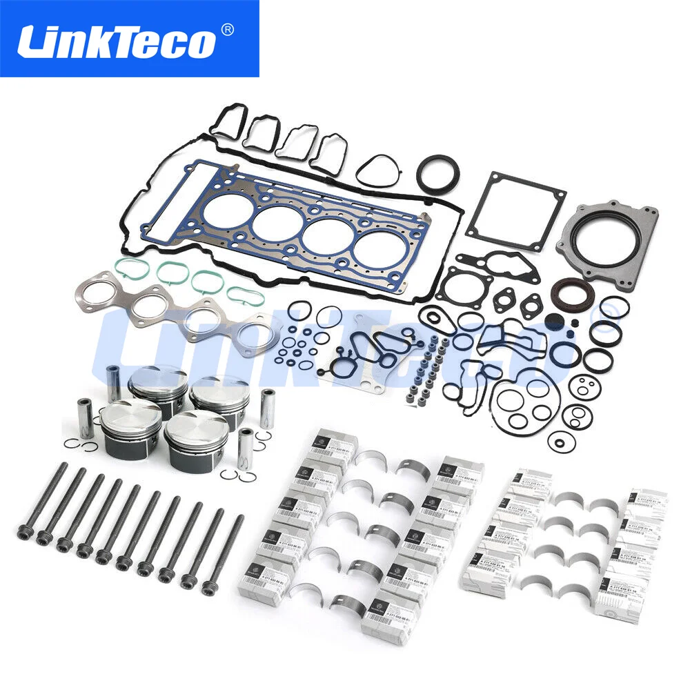Engine Gaskets Overhaul Rebuild Kit & full gasket set & piston set engine bearing set For Mercedes-Benz W203 W204 W211 1.8 Supe
Engine Gaskets Overhaul Rebuild Kit & full gasket set & piston set engine bearing set For Mercedes-Benz W203 W204 W211 1.8 Supe