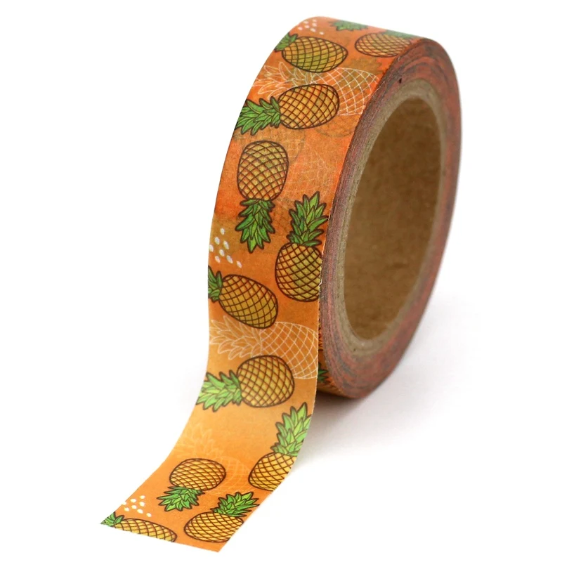1 шт. 10 м декоративная лента со свежими фруктами и ананасами, японская лента васи для самостоятельного журнала, клейкая маскирующая лента Papeleria
1 шт. 10 м декоративная лента со свежими фруктами и ананасами, японская лента васи для самостоятельного журнала, клейкая маскирующая лента Papeleria