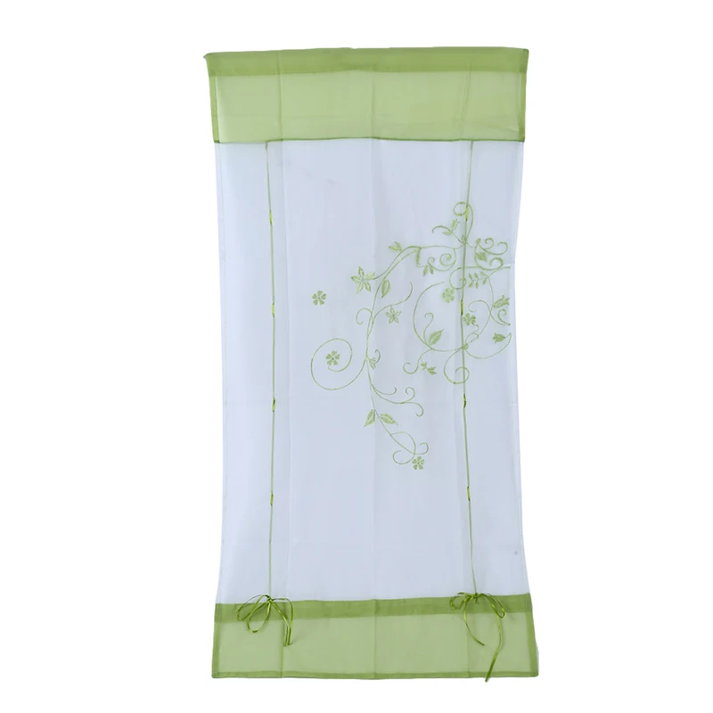 Flower Embroidered Short Curtain For Kitchen Romantic Roman Length Liftable Tie Cafe Hotel 1PC Rod Pocket
Flower Embroidered Short Curtain For Kitchen Romantic Roman Length Liftable Tie Cafe Hotel 1PC Rod Pocket