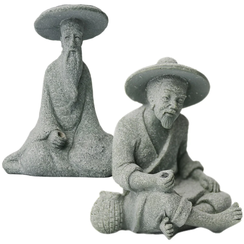 2 Pcs Adorno Para Mesa De Chinese Figurine Bonsai Car Dashborad Decoration Sandstone Fish Tank Fisherman Sculpture Elder
2 Pcs Adorno Para Mesa De Chinese Figurine Bonsai Car Dashborad Decoration Sandstone Fish Tank Fisherman Sculpture Elder