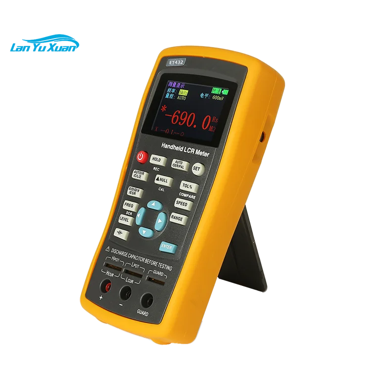 Et430 Lcr Handheld Bridge Meter 100Khz Multifunction Digital East Tester
Et430 Lcr Handheld Bridge Meter 100Khz Multifunction Digital East Tester