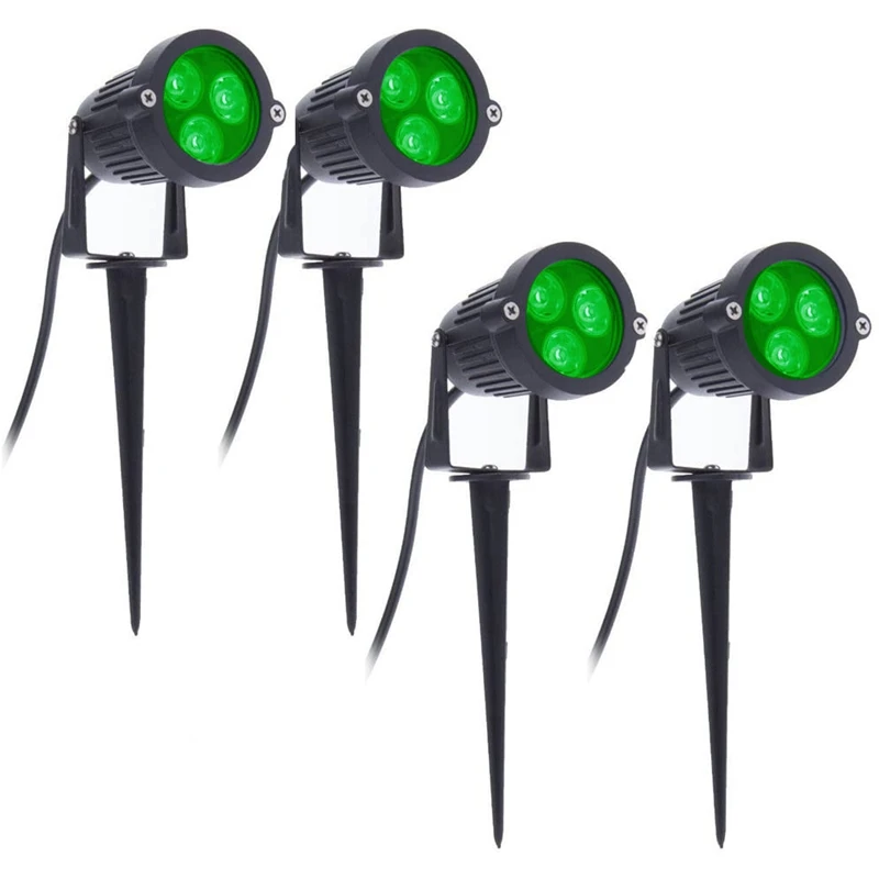 4Pcs LED Garden Lights 3W 220V Outdoor Spotlight With Spike IP65 Waterproof Garden Landscape Decorative Lamp Green
4Pcs LED Garden Lights 3W 220V Outdoor Spotlight With Spike IP65 Waterproof Garden Landscape Decorative Lamp Green