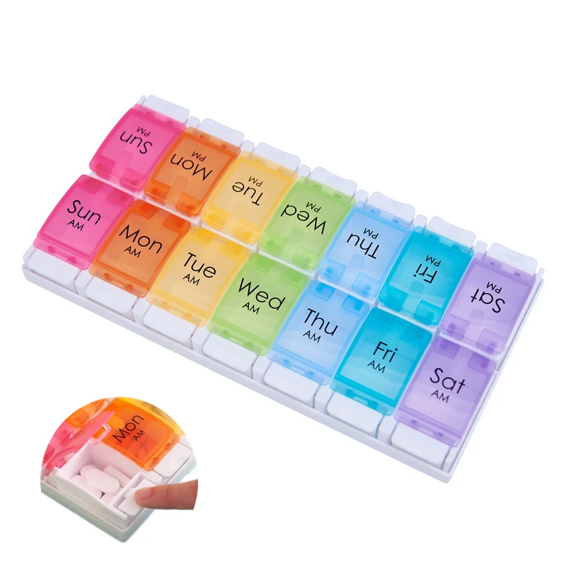 7-14 Days Weekly Pill Box Tablet Holder Storage Pills Case Medicine Drug Container Pastillero Mini Box Pill Organizer box
7-14 Days Weekly Pill Box Tablet Holder Storage Pills Case Medicine Drug Container Pastillero Mini Box Pill Organizer box