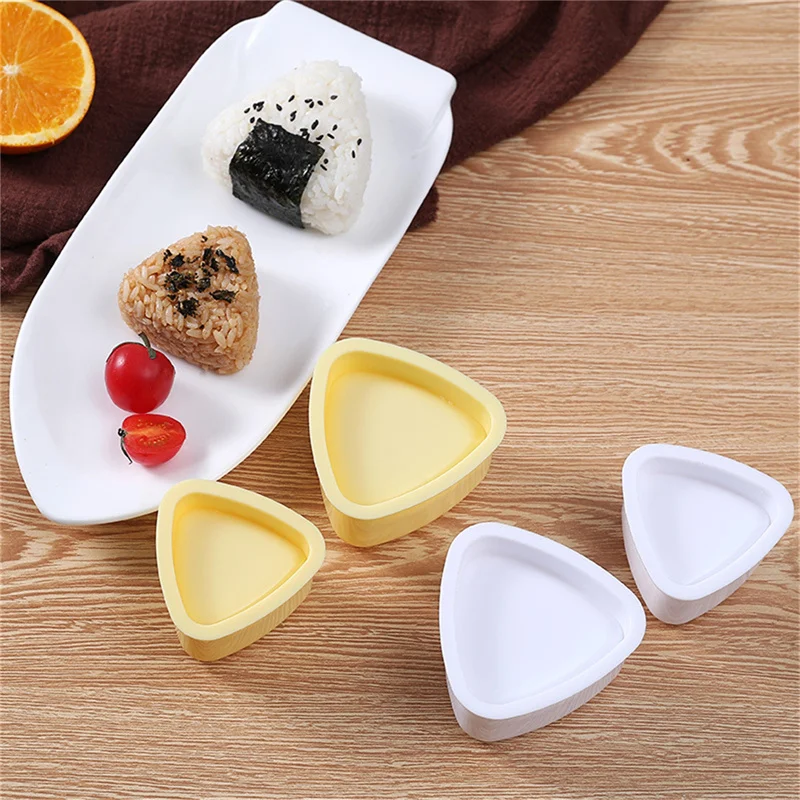 Cute DIY Sushi Mold Onigiri Rice Ball Food Press Triangular Sushi Maker Mold Home Kitchen Bento Accessories Tools
Cute DIY Sushi Mold Onigiri Rice Ball Food Press Triangular Sushi Maker Mold Home Kitchen Bento Accessories Tools