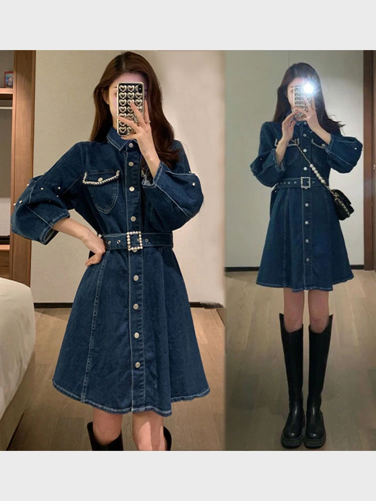Early Autumn New Women's Denim Dress Formal Dresses Top Women Womens Dresses For Women 2023 New In Dresses
Early Autumn New Women's Denim Dress Formal Dresses Top Women Womens Dresses For Women 2023 New In Dresses