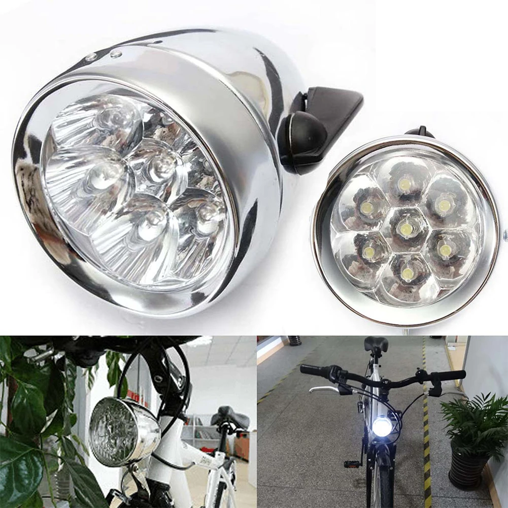 Retro Vintage 7LED Bicycle Bike Front Light Headlight Adjustable 160 Degree Cycling Mountain Bike Head Lamp With Bracket
Retro Vintage 7LED Bicycle Bike Front Light Headlight Adjustable 160 Degree Cycling Mountain Bike Head Lamp With Bracket