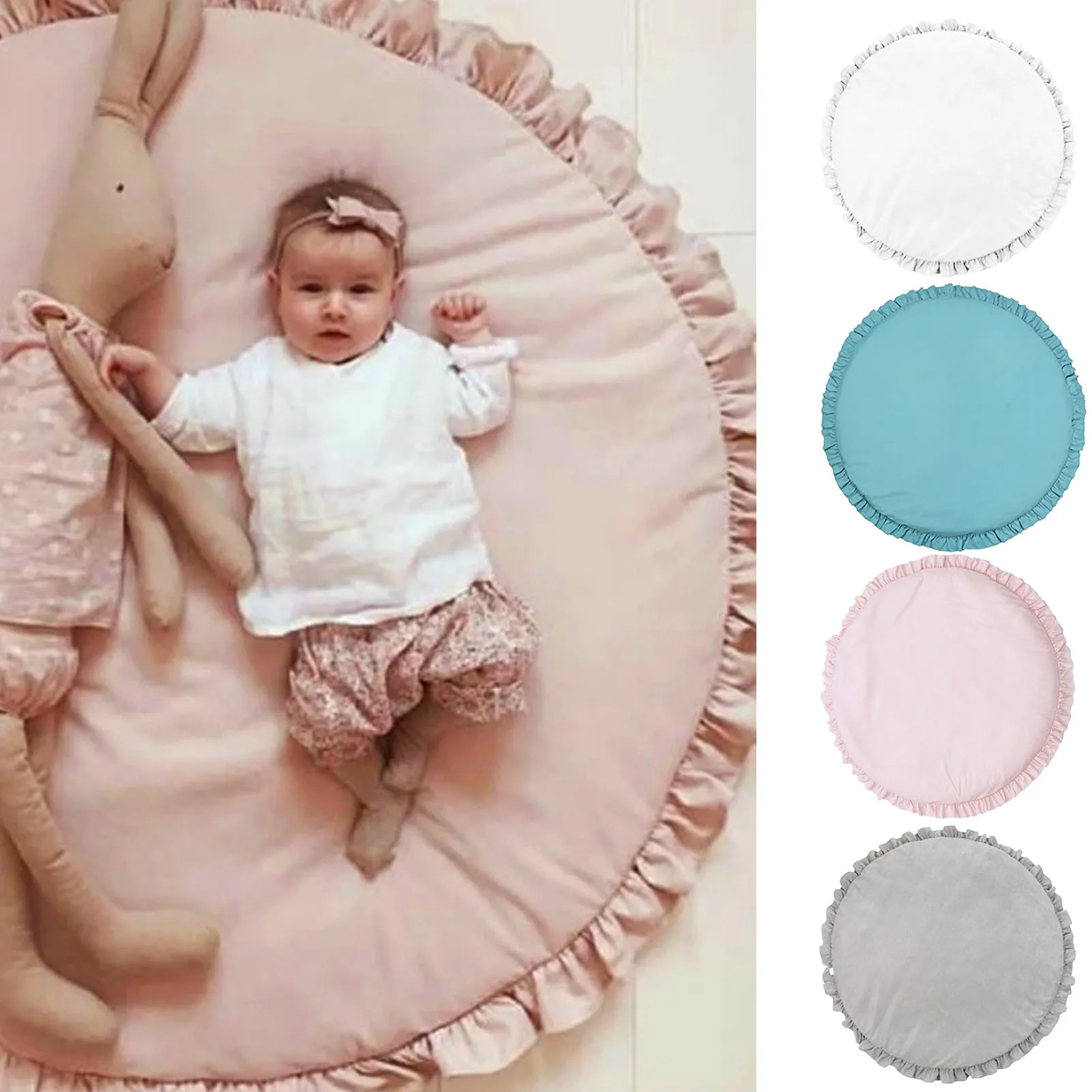 Ruffled Babies Cotton Play Mat Detachable Washable Game Blanket Floor Playmats Round Rug Home Room Decor For Kids Infant Child
Ruffled Babies Cotton Play Mat Detachable Washable Game Blanket Floor Playmats Round Rug Home Room Decor For Kids Infant Child