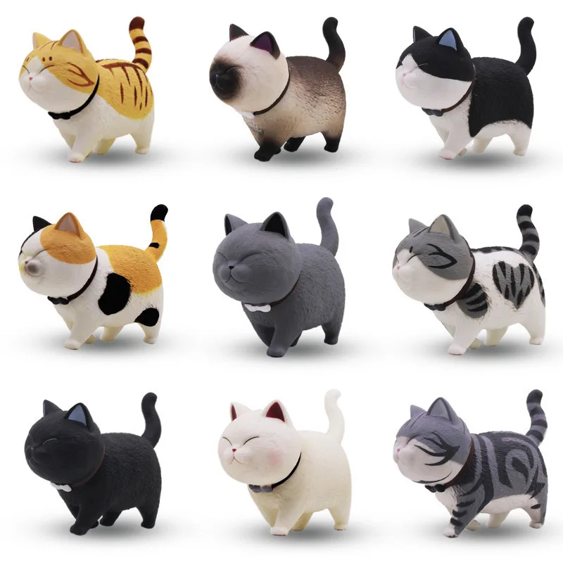 9pcs Lovely Cat Ornaments Creative Girl Ornaments Student Personality Home Decoration Accessories Desktop Model Birthday Gift
9pcs Lovely Cat Ornaments Creative Girl Ornaments Student Personality Home Decoration Accessories Desktop Model Birthday Gift