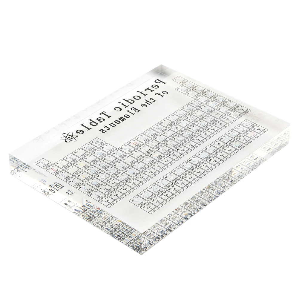 Chemical Periodic Table With Element 85-bit Acrylic Display Home Decor Letter Ornament Samples School Studying
Chemical Periodic Table With Element 85-bit Acrylic Display Home Decor Letter Ornament Samples School Studying