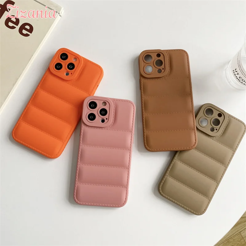 Fashion Lovely Down Jacket Cream Candy Colorful Skin Feeling TPU Soft Phone Case For iPhone 13 12 11 Pro XS Max X XR Cover Girl
Fashion Lovely Down Jacket Cream Candy Colorful Skin Feeling TPU Soft Phone Case For iPhone 13 12 11 Pro XS Max X XR Cover Girl