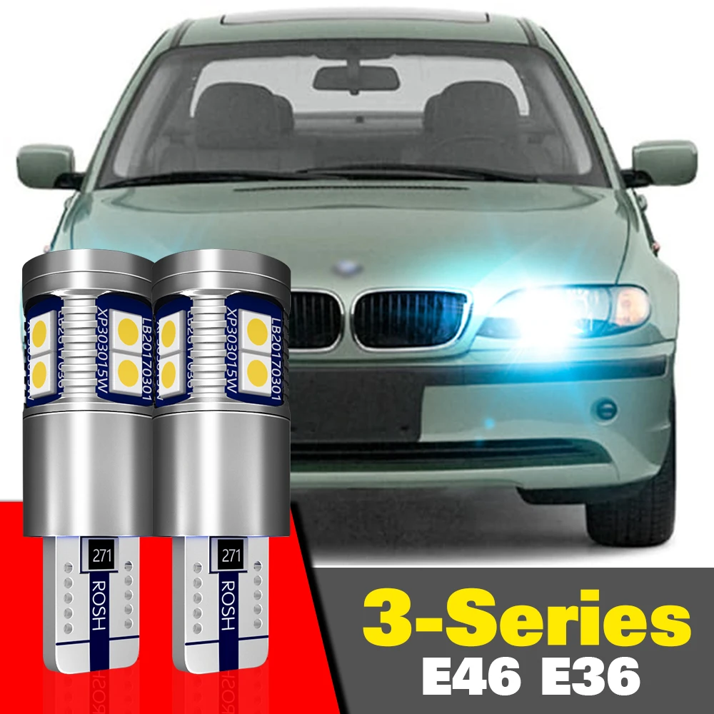 

For BMW 3 Series E46 E36 Accessories 1994-2007 1999 2000 2001 2002 2003 2004 2005 2006 Parking Light 2pcs LED Clearance Lamp