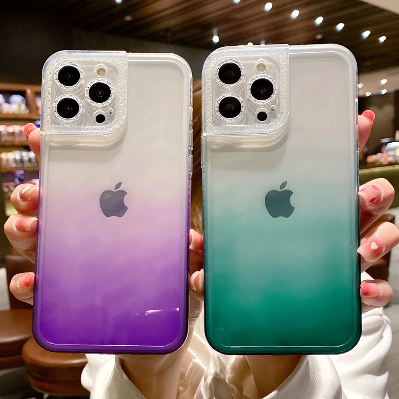 UEGO Fashion Bling Gradient Clear Phone Case iPhone 13 12 11 Pro Max Mini X XR XS Max 7 8 Plus SE 2020 Shockproof Soft TPU Cover
UEGO Fashion Bling Gradient Clear Phone Case iPhone 13 12 11 Pro Max Mini X XR XS Max 7 8 Plus SE 2020 Shockproof Soft TPU Cover