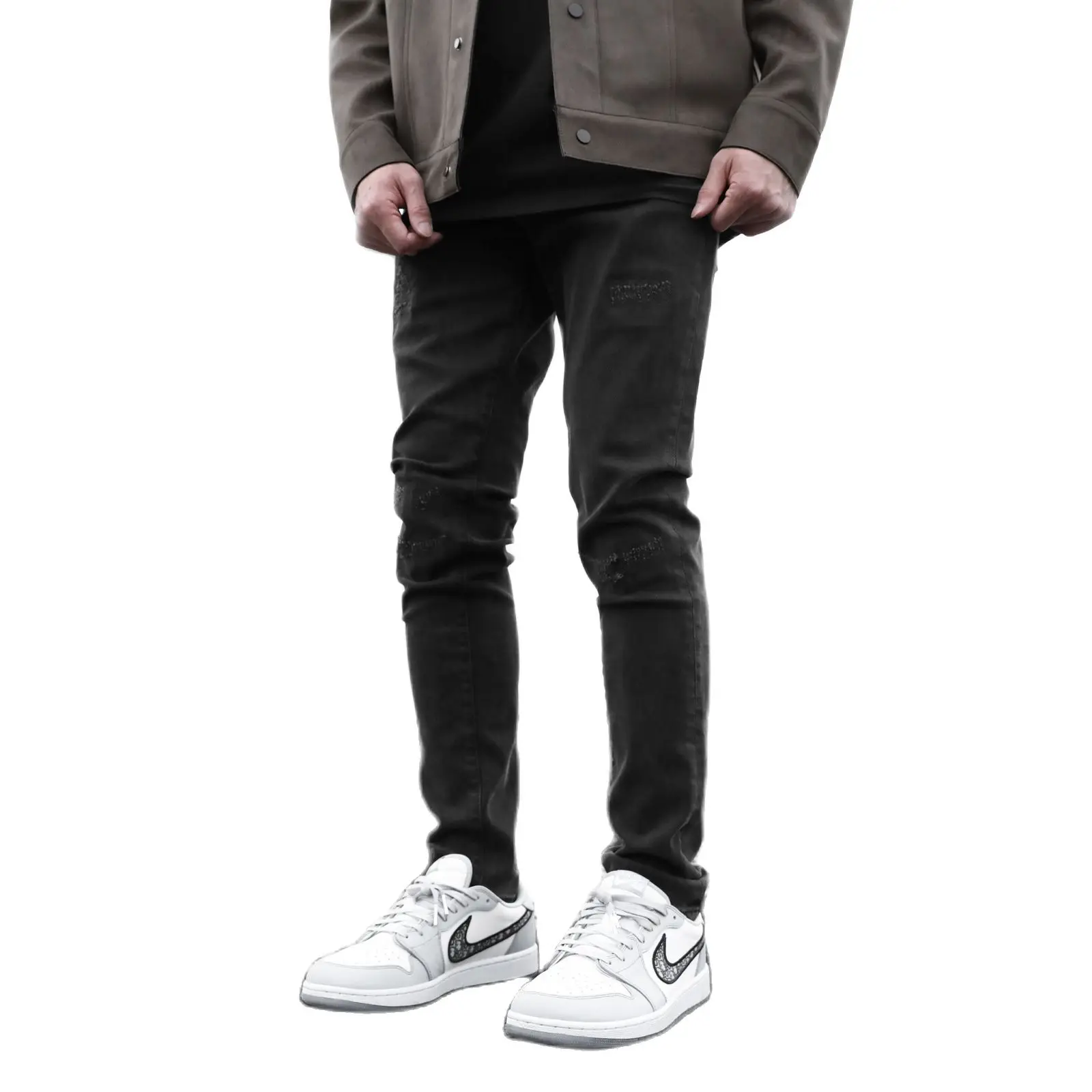 Clmax Visin Washed 2022 Fashion Casual Designer Distressed Black Trousers Men Regular Worn Stretch Jeans Fit Lim Pants
Clmax Visin Washed 2022 Fashion Casual Designer Distressed Black Trousers Men Regular Worn Stretch Jeans Fit Lim Pants